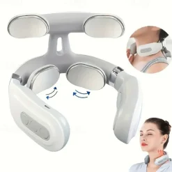 Portable Neck & Shoulder Massager With Deep Tissue Kneading USB Rechargeable
