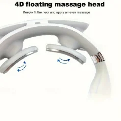 Portable Neck & Shoulder Massager With Deep Tissue Kneading USB Rechargeable