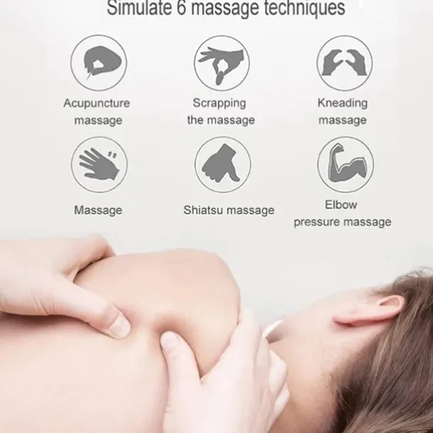 Portable Neck Body Massager Microcurrent Muscle Relief Pain Mini Electric Convenient Intelligent Cervical Massage Stickers Meridian Massager