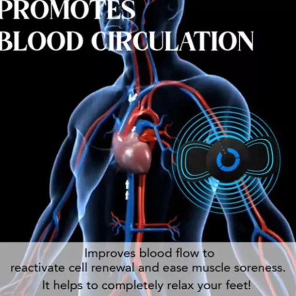 Portable Neck Body Massager Microcurrent Muscle Relief Pain Mini Electric Convenient Intelligent Cervical Massage Stickers Meridian Massager