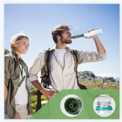 Portable Outdoor Water Purification Straw - Bottle-Compatible, Ideal For Camping, Hiking, And Emergency Survival