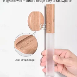 Portable Power Bar Light Wall-Mounted Motion Sensor Night Light Minimalist Romantic Handheld Atmosphere Lighting for Indoor and Outdoor Use