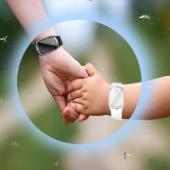 Portable Ultrasonic Mosquito Killer Smart Watch – Waterproof Physical Repellent Bracelet