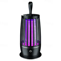 Portable USB Mosquito Killer Lamp – Rechargeable Electric Insect Zapper for Outdoor and Indoor Use, Silent Anti-Mosquito Trap