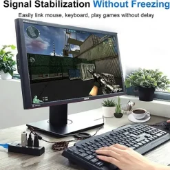 4-Port/7-Port USB To USB 2.0 Ultra-Mini Hub Adapter Hub Power On/Off Switch For PC Laptop Computer