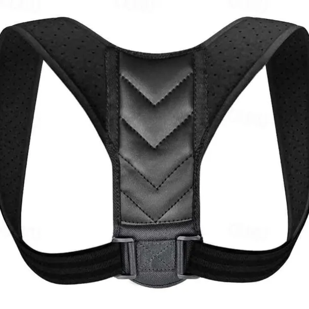 Posture Corrector For Men Women, Comfortable Upper Back Support Straightener With Adjustable Back Strap