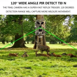 PR8000 Camera Motion WiFi 60MP Hunting Camera with SIM Card Wireless Wildlife Cam IP65 Waterproof Night Infrared Camera