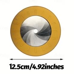 Precise Perfection Adjustable Precision Circle Drawing Tool - Dual Metallic Measuring Ruler for Pipe Diameters & Woodworking Designs, Non-Electric, Durable Brass Material, Woodworking Tool