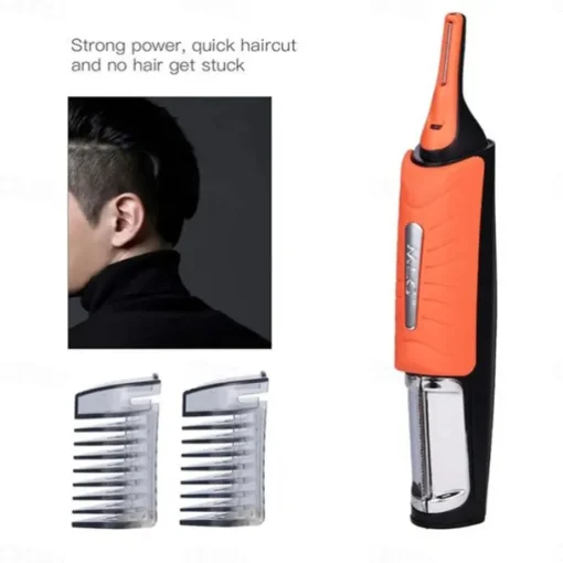 Precision Micro Eyebrow Ear Nose Trimmer Removal Clipper Shaver Personal Face Care Hair Trimer With LED Ligh