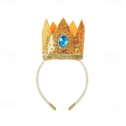 Princess Peach Princess Cosplay Jewelry Accessories Cosplay Movie Cosplay for Girls' Kid's Carnival Children's Day Masquerade