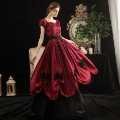 Princess Prince Vampire Couples Outfits Halloween Group Couples Costumes Adults' Men's Women's Royal Style Rococo Baroque Performance Party Masquerade Halloween Carnival Easy Carnival Costume