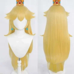 Princess Wig For Girls Women Golden Long Wavy Cosplay Wig Synthetic Wig Anime Wig For Party Wig Halloween Wigs