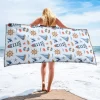 Printed Beach Towel, Lightweight Quick-Dry Sand-Free Beach Blanket, Ideal for Travel, Pool, and Outdoor Use
