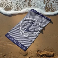 Printed Beach Towel, Lightweight Quick-Dry Sand-Free Beach Blanket, Ideal for Travel, Pool, and Outdoor Use
