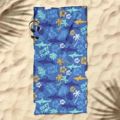 Printed Beach Towel, Lightweight Quick-Dry Sand-Free Beach Blanket, Ideal for Travel, Pool, and Outdoor Use