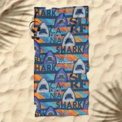 Printed Beach Towel, Lightweight Quick-Dry Sand-Free Beach Blanket, Ideal for Travel, Pool, and Outdoor Use