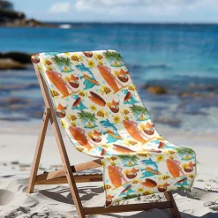 Printed Beach Towel, Lightweight Quick-Dry Sand-Free Beach Blanket, Ideal for Travel, Pool, and Outdoor Use