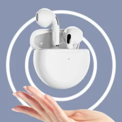 PRO6 True Wireless Headphones TWS Earbuds In Ear Bluetooth 5.1 Stereo with Charging Box Smart Touch Control for Apple Samsung Huawei Xiaomi MI Zumba Everyday Use Traveling Mobile Phone