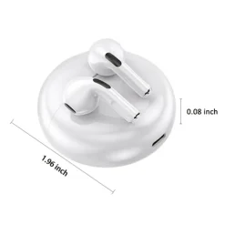 PRO6 True Wireless Headphones TWS Earbuds In Ear Bluetooth 5.1 Stereo with Charging Box Smart Touch Control for Apple Samsung Huawei Xiaomi MI Zumba Everyday Use Traveling Mobile Phone