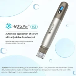 Professional Microneedling Machine Hydra Pen H3 Wireless Derma Pen Electric Microneedle Skincare Beauty Device With 2pcs Cartridges