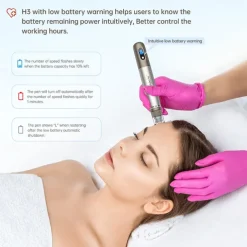 Professional Microneedling Machine Hydra Pen H3 Wireless Derma Pen Electric Microneedle Skincare Beauty Device With 2pcs Cartridges