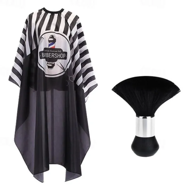 Professional Waterproof Hair Styling Cape Hair Cutting Salon Cape Gown Hair Salon With Snap Closure White