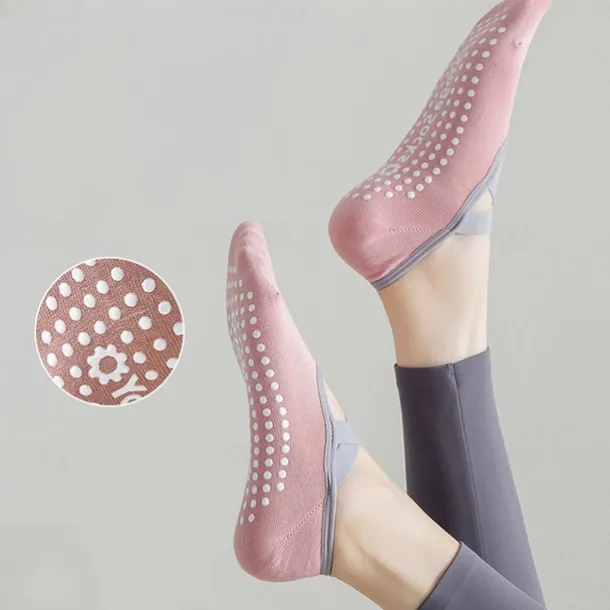 Professional Yoga Pilates Training Socks Non slip Silicone Breathable Thin Women's Summer Indoor Sports and Fitness Special Socks