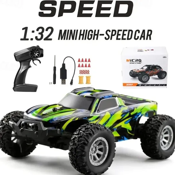 132Proportion Remote Control Car Remote Control Car Max 20 Km/h 2.4Ghz High-Speed All-terrain Outdoor Electric Toy Car Boys & Girls Kids Remote Control Car