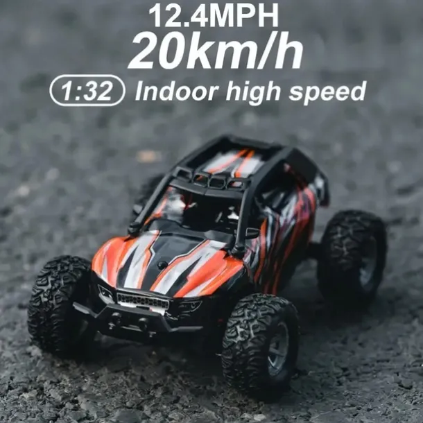 132Proportion Remote Control Car Remote Control Car Max 20 Km/h 2.4Ghz High-Speed All-terrain Outdoor Electric Toy Car Boys & Girls Kids Remote Control Car