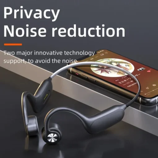 P8S Bone Conduction Headphone Bone Conduction Headphones Bluetooth 5.3 LED Light Sports Waterproof