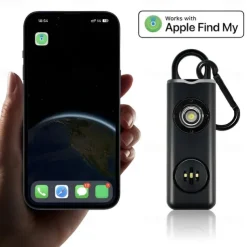 Pull Pin Self-Defense Emergency Security Personal Alarm 130dB Sound Rechargeable Anti-lost Work With Apple Find My