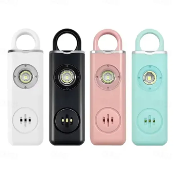 Pull Pin Self-Defense Emergency Security Personal Alarm 130dB Sound Rechargeable Anti-lost Work With Apple Find My