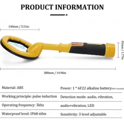 PulseDive Scuba Metal Detector, Pulse Induction 8