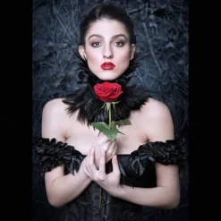 Punk & Gothic Choker Feather Collar Witch Maleficent Drag Queen Fancy Dress Unisex Fantasy Walpurgis Night Halloween Carnival Performance Pride Parade Pride Month Adults' Necklace All Seasons