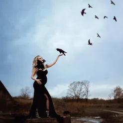 Punk & Gothic Choker Feather Collar Witch Maleficent Drag Queen Fancy Dress Unisex Fantasy Walpurgis Night Halloween Carnival Performance Pride Parade Pride Month Adults' Necklace All Seasons