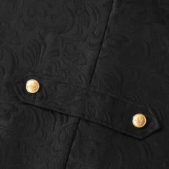 Punk & Gothic Medieval Renaissance Coat Jacket Tailcoat Prince Nobleman Fancy Dress Men's Steampunk Halloween Masquerade Event / Party Masquerade Adults' Coat