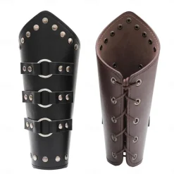 Punk & Gothic Medieval Renaissance Masquerade Wristband Warrior Knight Ritter Viking Drawstring Archery Fancy Dress Men's Women's Viking Halloween Carnival Performance Stage Masquerade Adults'