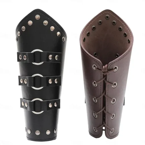Punk & Gothic Medieval Renaissance Masquerade Wristband Warrior Knight Ritter Viking Drawstring Archery Fancy Dress Men's Women's Viking Halloween Carnival Performance Stage Masquerade Adults'