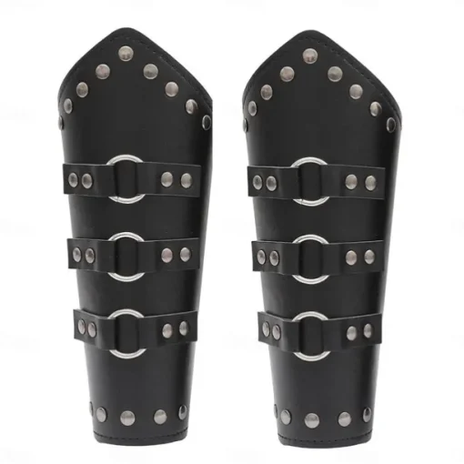 Punk & Gothic Medieval Renaissance Masquerade Wristband Warrior Knight Ritter Viking Drawstring Archery Fancy Dress Men's Women's Viking Halloween Carnival Performance Stage Masquerade Adults'