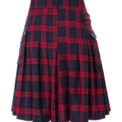 Punk Gothic Scottish Utility Kilts Medieval Carnival Men's Costume Vintage Cosplay Party Evening Skirts Masquerade