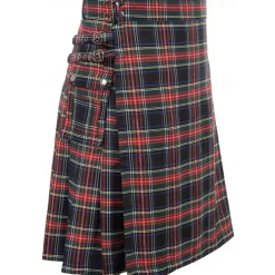 Punk Gothic Scottish Utility Kilts Medieval Carnival Men's Costume Vintage Cosplay Party Evening Skirts Masquerade