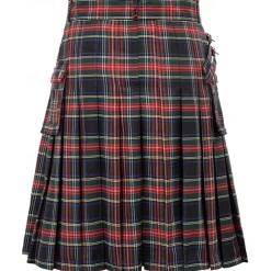 Punk Gothic Scottish Utility Kilts Medieval Carnival Men's Costume Vintage Cosplay Party Evening Skirts Masquerade