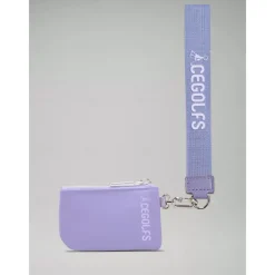 Purple Pouch Wristlet