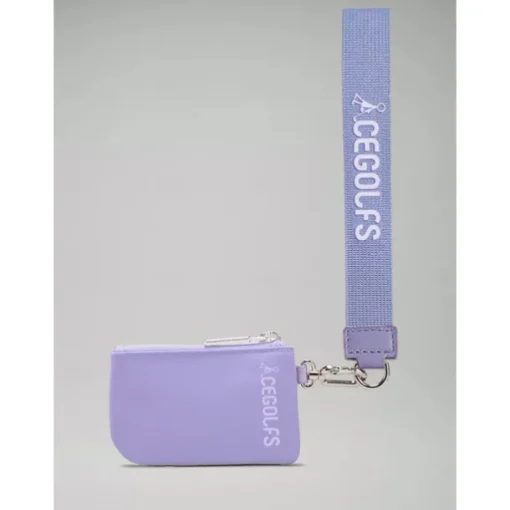 Purple Pouch Wristlet