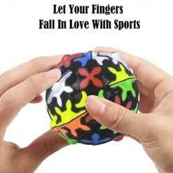 QiYi Speed Cube Set,Sphere Puzzles Magic Ball Brain Teasers Toy,360 Degree Rotating Three-Dimensional Gear Cube,Magic Cube Fidget Toy for Festive and Adults