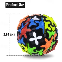 QiYi Speed Cube Set,Sphere Puzzles Magic Ball Brain Teasers Toy,360 Degree Rotating Three-Dimensional Gear Cube,Magic Cube Fidget Toy for Festive and Adults