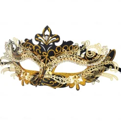 Queen Halloween Venetian Mask Columbina Phantom Of The Opera Carnival Mask Half Face Adults' Women's Halloween Carnival Mardi Gras Party Masquerade Carnival of Venice Easy Halloween Costumes Dress Up