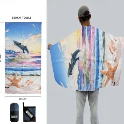 Quick-Dry Towel Bath Towel Portable Storage Outdoor Travel