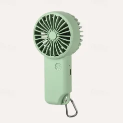 Quiet Mini Handheld Fan – USB Rechargeable 3-Speed Small Pocket Fan for Home, Office, and Outdoor Use