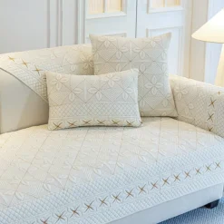 Quilted Sofa Slipcover Sofa Seat Cover Sectional Couch Covers,Furniture Protector Anti-Slip Couch Covers for Dogs Cats Kids(Sold by Piece/Not All Set)